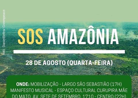 SOS Amazônia promove debate e conscientização no Largo São Sebastião