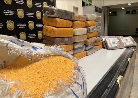 Drogas avaliadas em quase R$ 200 mil são encontradas em embarcações no Amazonas