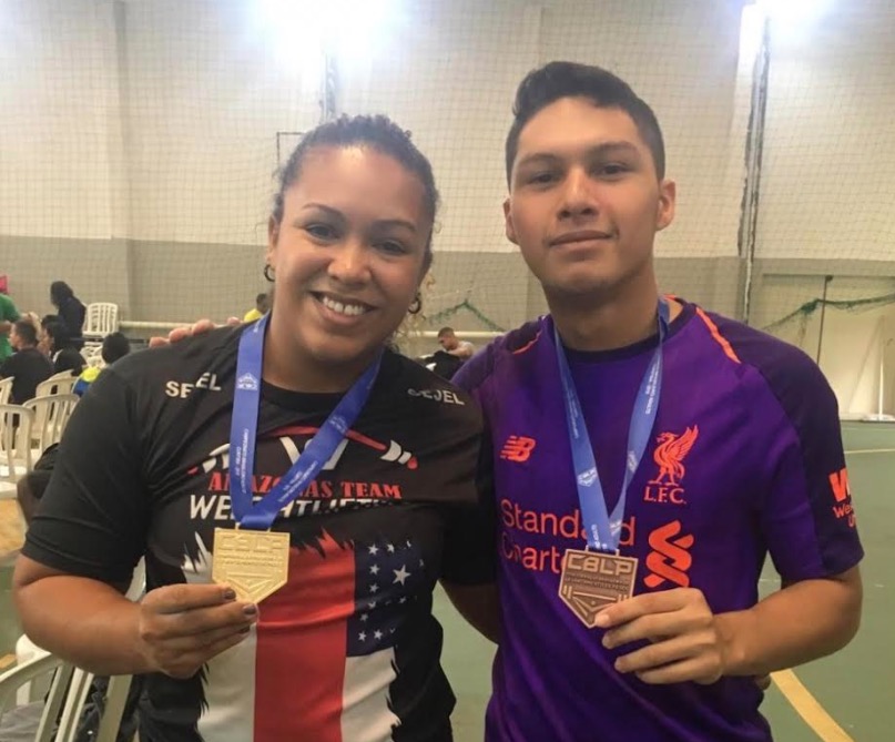 Atletas do Amazonas conquistam ouro e bronze no Brasileiro de levantamento de peso