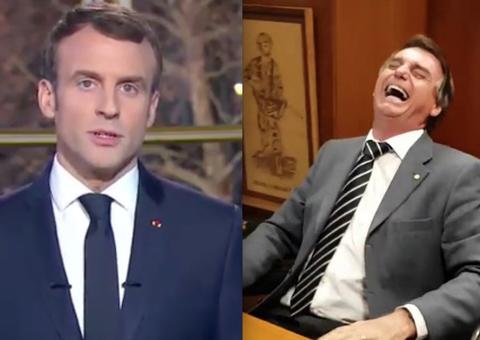 Bolsonaro reage à 'piada' comparando sua mulher com esposa de Macron e é criticado