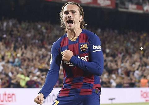 Sem Messi e Suárez, Barça goleia com brilho de Griezmann no Espanhol