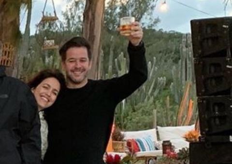 Murilo Benício aparece pela primeira vez ao lado da nova namorada