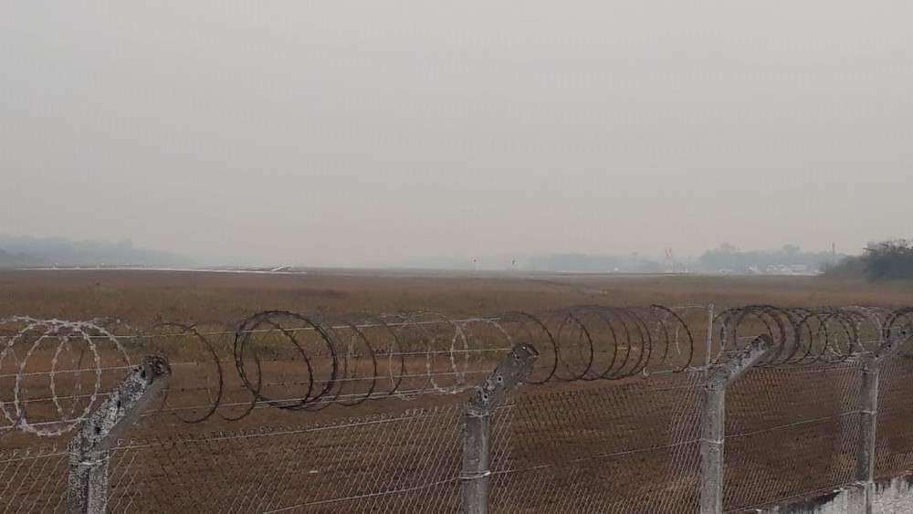 Fumaça de incêndios fecha aeroporto de Porto Velho