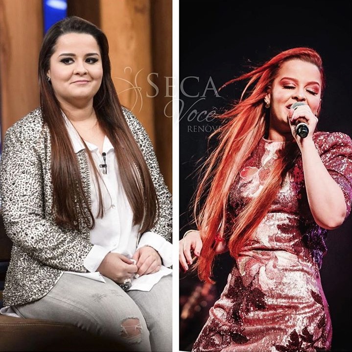 Mayra Cardi mostra antes de depois de Maiara após cantora perder 11kg