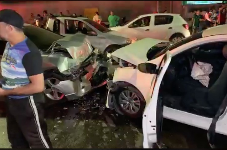 Trio é preso após bater carro roubado de motorista de app em Manaus