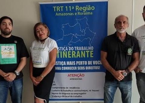 Município recebe ação itinerante do TRT11 a partir desta terça-feira no Amazonas 