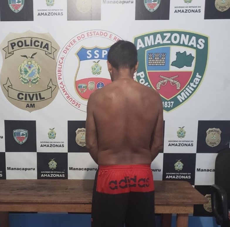 Agricultor é preso suspeito de estuprar ex-enteada de 13 anos no Amazonas