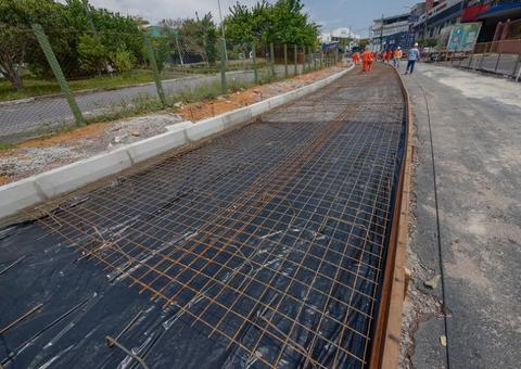 Bola da Suframa terá pavimentação em concreto para suportar sobrecarga de veículos