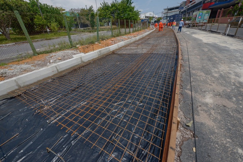 Bola da Suframa terá pavimentação em concreto para suportar sobrecarga de veículos