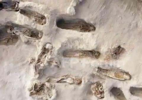 Arqueólogos encontram mais de 220 corpos de crianças sacrificadas no Peru 