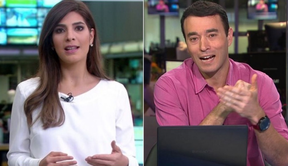 Jornalistas da Globo, Andréia Sadi e André Rizek estão namorando