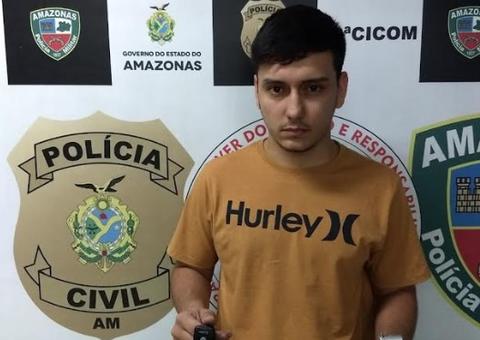 Em Manaus, jovem que roubou mais de R$ 20 mil de carros usando 'chapolin' é preso