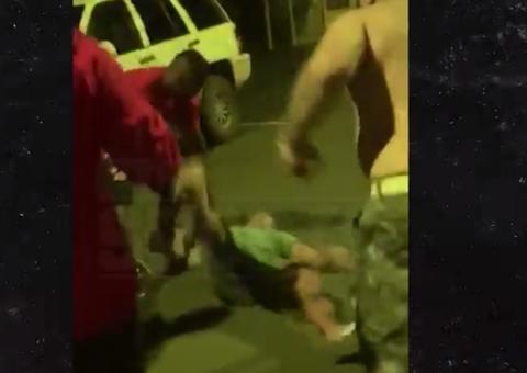Ex-campeão do UFC, BJ Penn apanha e ’beija o asfalto’ em briga de rua