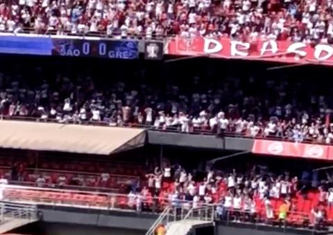 Vídeo: Torcedor do São Paulo despenca de arquibancada no Morumbi