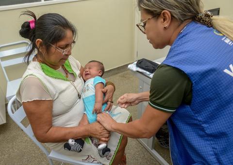 Em Manaus, Dia D reforça vacinas à crianças menores de 2 anos de idade