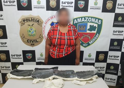 Com bagagem abarrotada de drogas, mulher é presa tentando pegar barco para Manaus