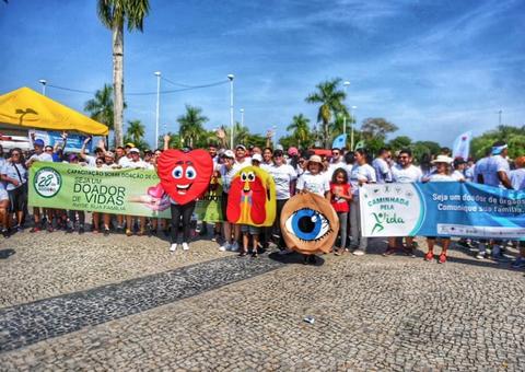 Setembro Verde: Transplantados participam de Caminhada Pela Vida na Ponta Negra