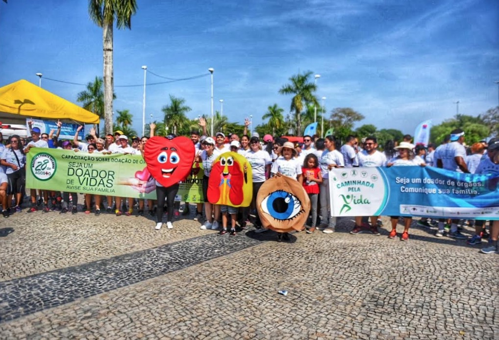 Setembro Verde: Transplantados participam de Caminhada Pela Vida na Ponta Negra