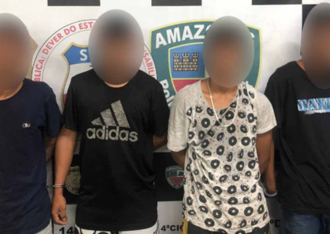 Quarteto é preso após fazer motorista de aplicativo refém em Manaus 
