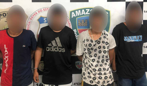 Quarteto é preso após fazer motorista de aplicativo refém em Manaus 