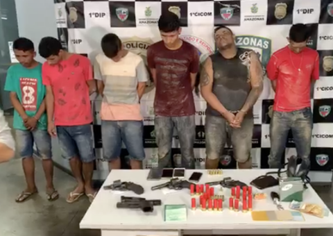 Tiroteio na Betânia resulta em seis presos e armas apreendidas