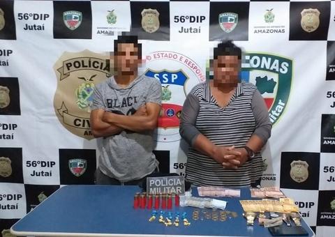 Dupla é presa com drogas e munições no Amazonas