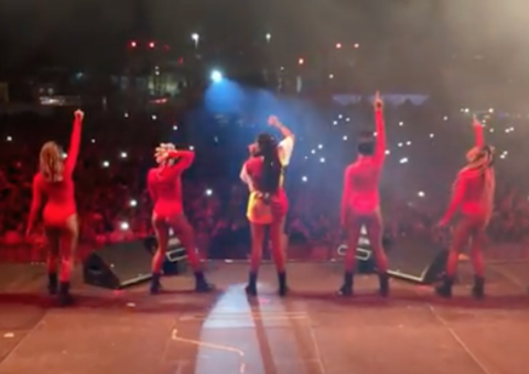 Ludmilla posta vídeo de seu show em Manaus e se manifesta: 'Respeita Carai'