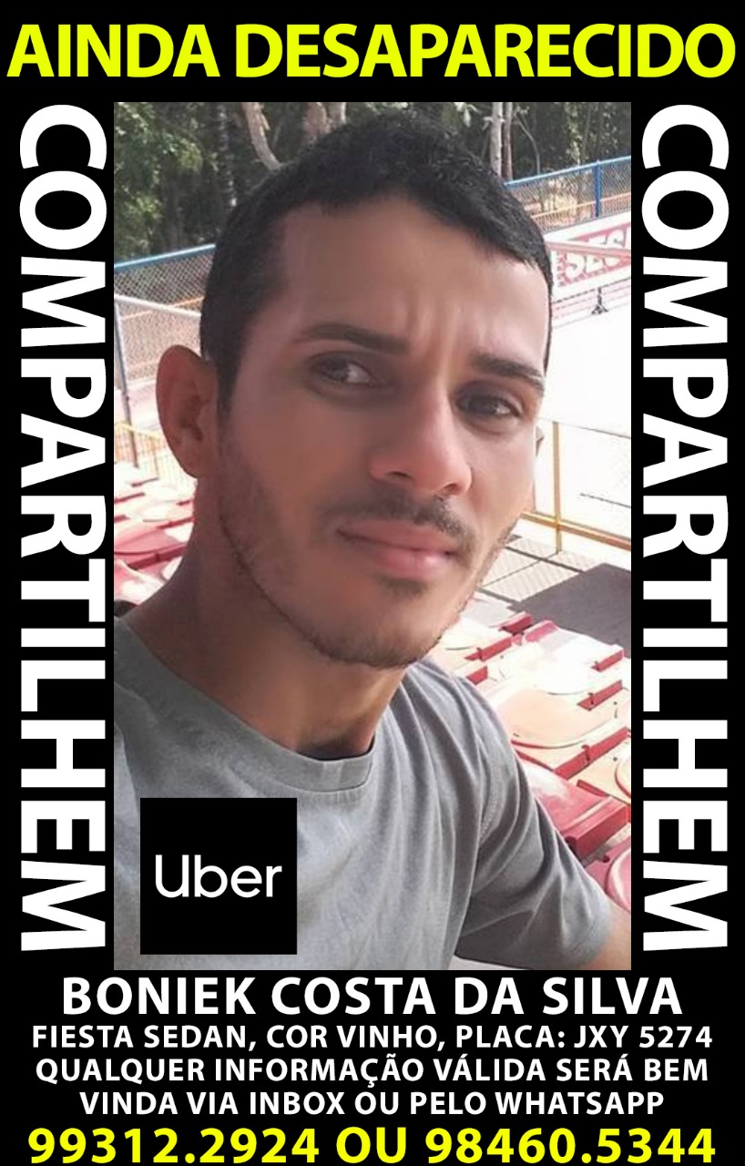 Segue desaparecido motorista de aplicativo que aceitou corrida para Presidente Figueiredo