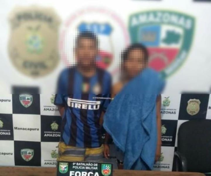 Polícia prende casal que foi dormir e deixou filhos na orla da cidade no Amazonas
