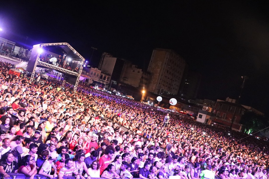 Terceiro dia do Festival Passo a Paço tem público recorde de mais de 77 mil pessoas em Manaus