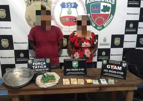 No Amazonas, homem é preso com drogas e afirma: 'Só levei pra secar em casa'