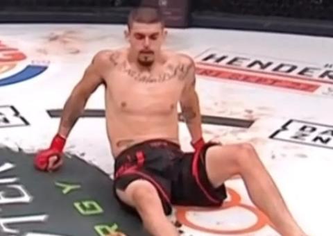 Atleta quebra a perna em luta da mesma forma como Anderson Silva no UFC