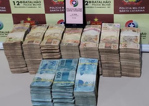 Polícia acha R$ 500 mil em motel após denúncia de funcionários