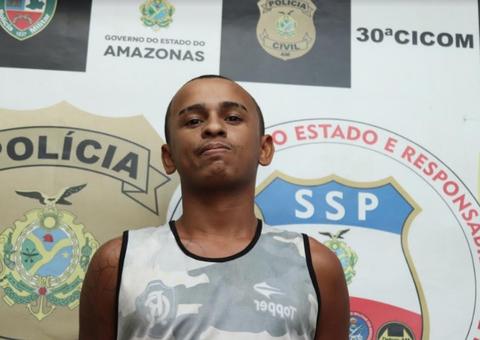 Suspeito de tentar assassinar duas pessoas a tiros é preso em Manaus