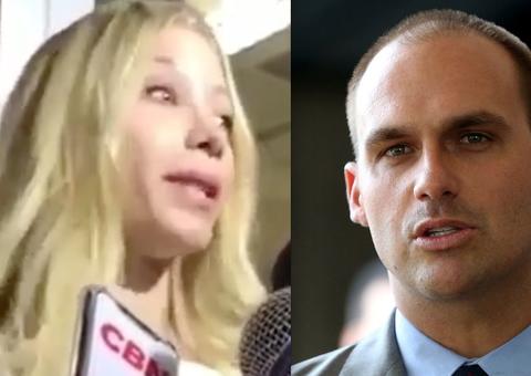 Najila Trindade se revolta com Eduardo Bolsonaro após depor no caso Neymar 