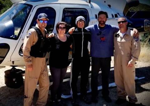 Pedido de socorro em garrafa salva família presa em cachoeira