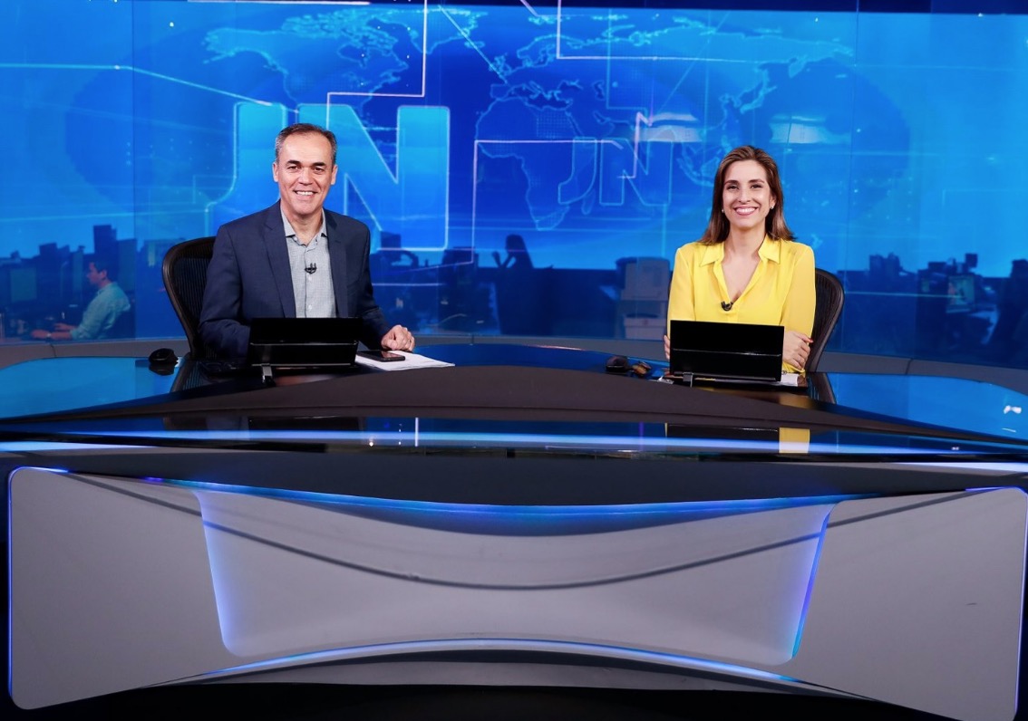 Jornalista de Manaus, Luana Borba aparece pela 1ª vez na bancada do JN