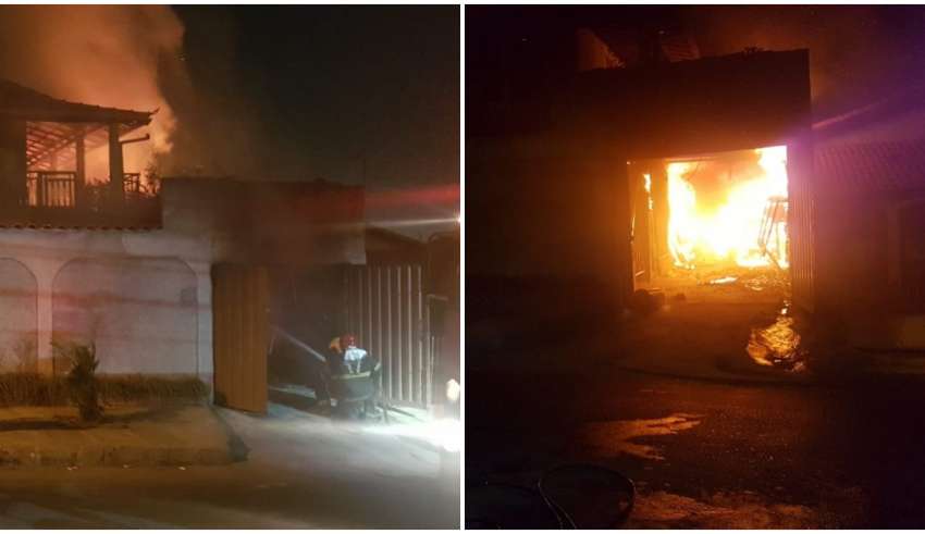 Homem acende fogo para espantar pernilongos e acaba incendiando a casa