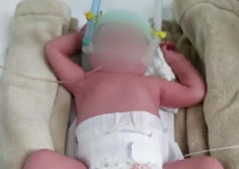 Dentro de caixa de sapato, recém-nascida é abandonada no meio da mata