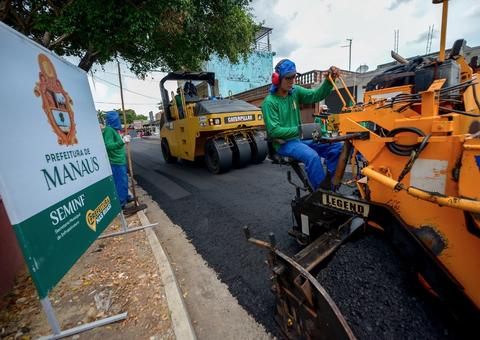 Após quase 100 Km de vias recapeadas em Manaus, prefeitura lança nova fase do 'Requalifica' 