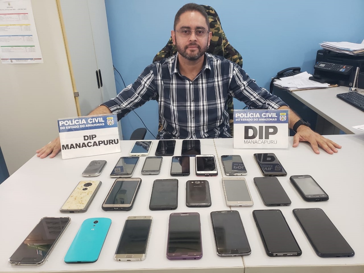 Polícia recupera mais de 20 celulares roubados no Amazonas 