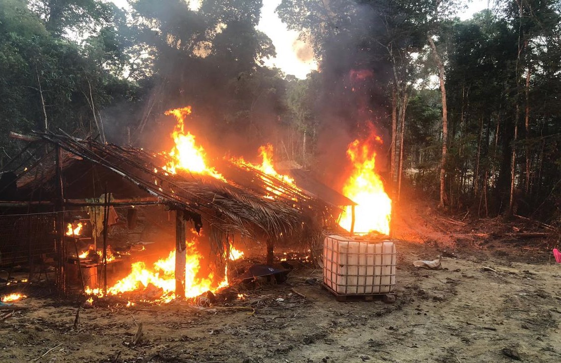 Exército prende 10 garimpeiros em unidades de conservação do Amazonas