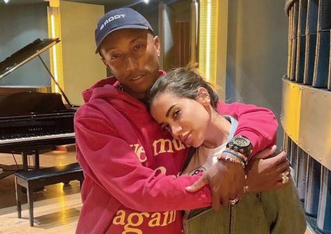 Anitta publica foto ao lado de Pharrell Williams e fãs reagem