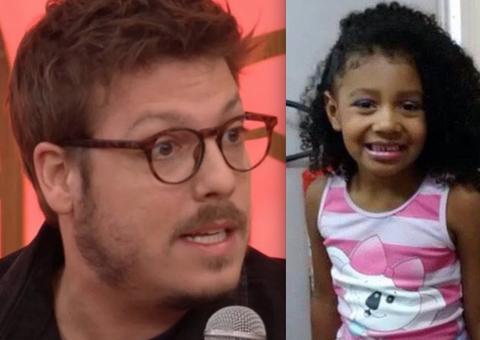 Fábio Porchat polemiza ao comentar morte de menina de 8 anos no Rio