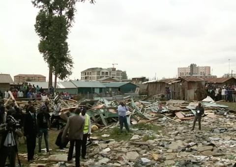 Desabamento de sala de aula mata 7 crianças no Quênia