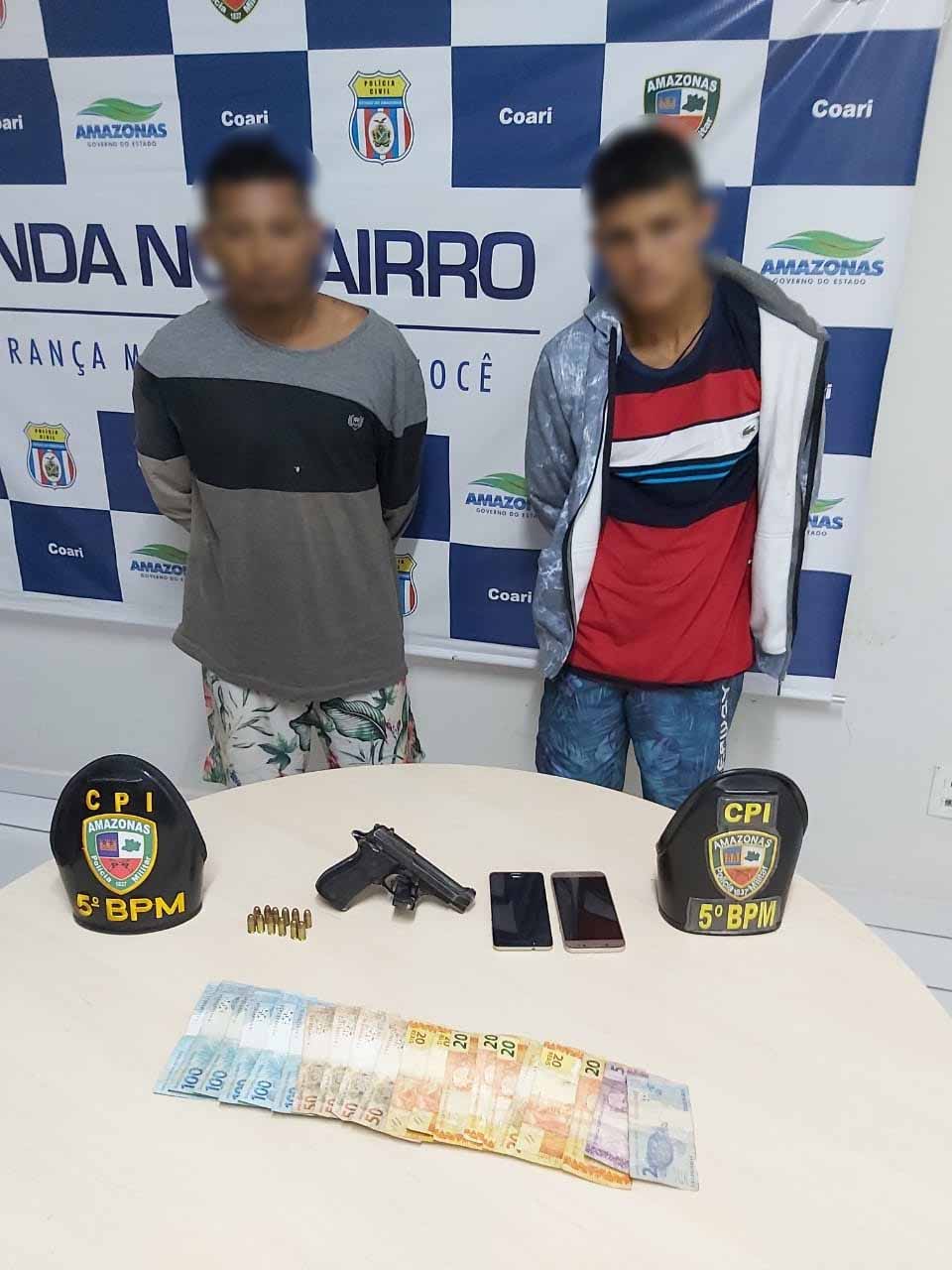 Piratas dos rios são presos com arma e munição no Amazonas