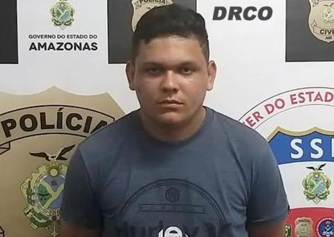 Suspeito de atuar no tráfico de drogas no país é preso em Manaus