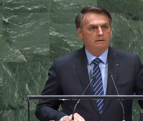 Bolsonaro prega intolerância  na ONU 