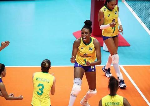 Brasil derrota Japão na Copa do Mundo de Vôlei Feminino