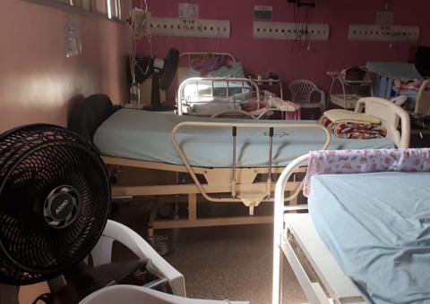 Sem ar-condicionado, recém-nascidos passam calor infernal na Maternidade Balbina Mestrinho 